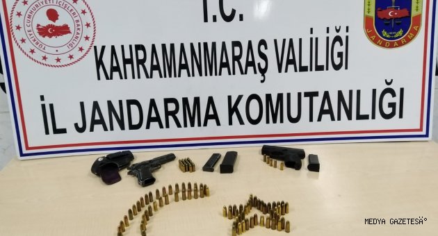 2 adet 7.65 mm çapında ruhsatsız tabanca elegeçirildi