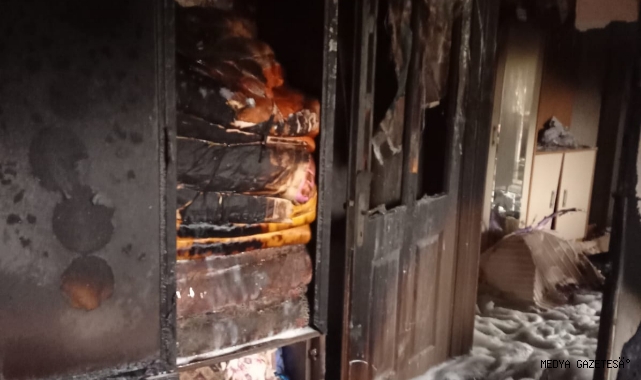 Kahramanmaraş’ta ikamet yangını korkuttu