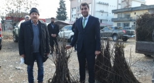 KAHRAMANMARAŞ’TA KAPAMA SUMAK BAHÇESİ TESİSİ KAPSAMINDA FİDAN DAĞITIM TÖRENİ