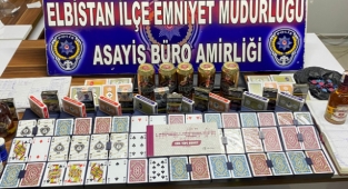 Kahramanmaraş’ta kumar operasyonu