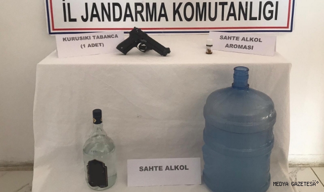 Kahramanmaraş’ta sahte alkol operasyonu