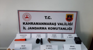 Kahramanmaraş’ta tarihi eser operasyonu: 3 gözaltı