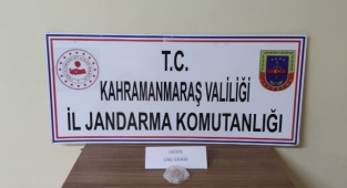 Kahramanmaraş’ta uyuşturucuyu maskesine gizledi yakalandı