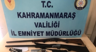 Kahramanmaraş’ta yasa dışı silah kullanan 8 kişi yakalandı.