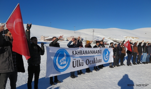 Kahramanmaraş Ülkü Ocakları Sarıkamış Şehitleri için yürüdü