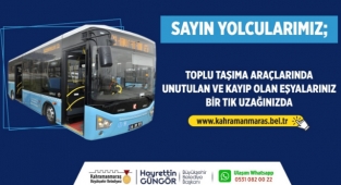 Kayıp Eşya Bürosu Vatandaşların Hizmetine Girdi