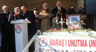 Maraş olaylarının 43. yılında hayatını kaybedenler anıldı