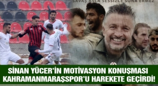 Yücer’in Motivasyon Konuşması Kahramanmaraşspor’u Harekete Geçirdi!