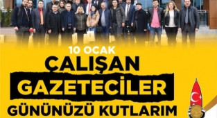 Başkan Mahçiçek, 10 Ocak Çalışan Gazeteciler Gününü Kutladı