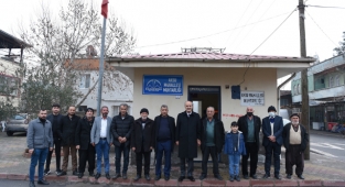 BAŞKAN OKAY MAHALLE ZİYARETLERİNİ SÜRDÜRÜYOR