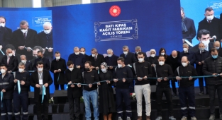 Cumhurbaşkanı Erdoğan, Batı Kipaş Kâğıt Fabrikası’nın açılışını yaptı