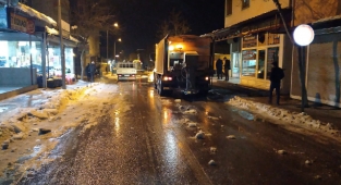 Ekipler Geceden Sabaha Tuzlama Yaptı