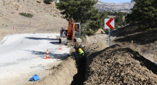 GÖKSUN - YEŞİLKÖY MAHALLESİ İÇMESUYU ŞEBEKE HATTI ÇALIŞMALARI TAMAMLANDI
