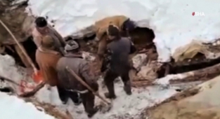 Kahramanmaraş’ta evin üzerine çığ düştü