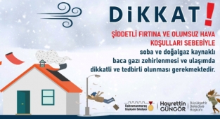 Kahramanmaraş’ta Kuvvetli Rüzgâr Uyarısı