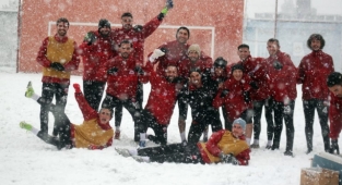 Kahramanmaraşspor’dan Karlı Havada İdman