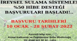 KIRSAL KALKINMA DESTEKLERİ KAPSAMINDA