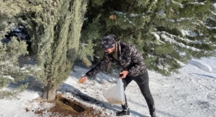 KSÜ Soğuk Kış Günlerinde Sokak Hayvanlarını Unutmadı