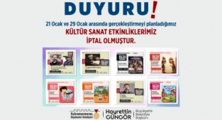 Kültür Sanat Sezonu Etkinliklerinde Önemli Duyuru