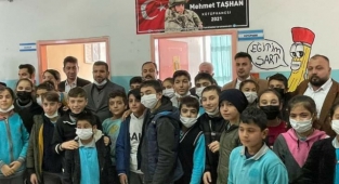Türkoğlu’nda Şehit Mehmet Taşhan Kütüphanesi açıldı