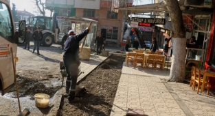 Büyükşehir Arterlerde Yenilemelerini Sürdürüyor