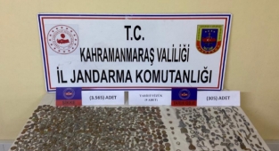Pazarcık’ta tarihi eser operasyonu