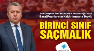 Yardımcıoğlu’ndan Baraj Puanlarının Kaldırılmasına Tepki: Birinci Sınıf Saçmalık