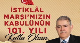 Başkan Mahçiçek’ten İstiklal Marşı’nın Kabulü ve Mehmet Akif Ersoy’u Anma Günü mesajı