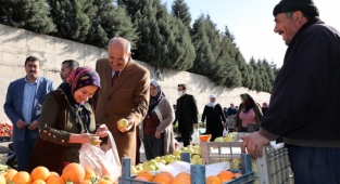 BAŞKAN OKAY’DAN SEMT PAZARI ZİYARETİ