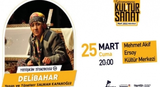 ‘Delibahar’ Tiyatroseverlerle Buluşacak