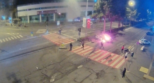 -Kahramanmaraş’ta feci kaza kamerada: 1 ölü 3 yaralı