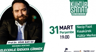 Kültür Sanat Etkinliklerinde Yazar Batı Konferansı