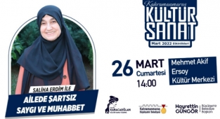 Kültür Sanat Etkinliklerinde Yazar Saliha Erdim Söyleşisi