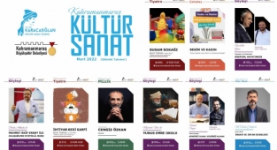 Mart Kültür Sanat Etkinlikleri Açıklandı