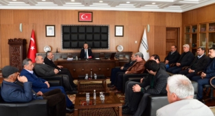 Muhtarlardan Başkan Güngör’e Ziyaret