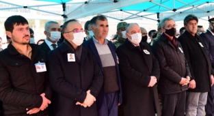 Şehit Saz’ın Naaşı Toprağa Verildi