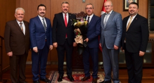 Serbest Muhasebeci Mali Müşavirler Odası’ndan Başkan Güngör’e Ziyaret