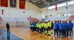 Üniversitemiz, Türkiye Üniversite Sporları Federasyonu Salon Futbolu 1. Lig Müsabakalarına Ev Sahipliği Yapıyor