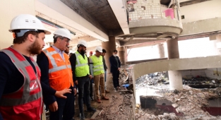 Başkan Güngör Şehir Meydanı çalışmalarını inceledi…