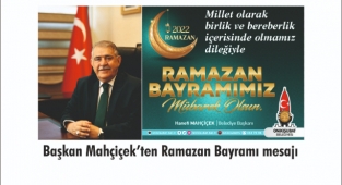 Başkan Mahçiçek’ten Ramazan Bayramı mesajı
