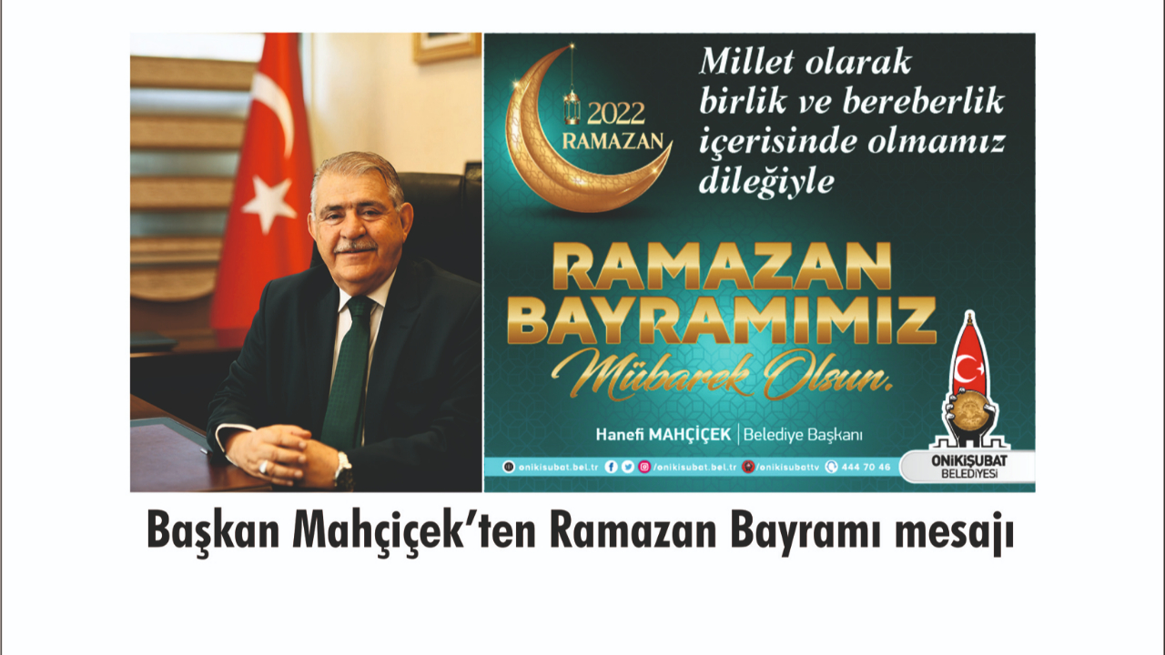 Başkan Mahçiçek’ten Ramazan Bayramı mesajı