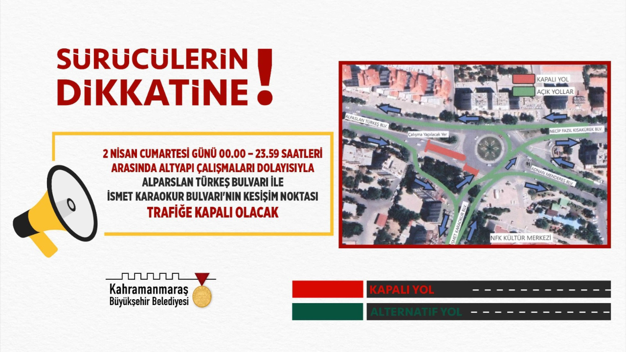 Büyükşehir Sürücüleri Uyarıyor!