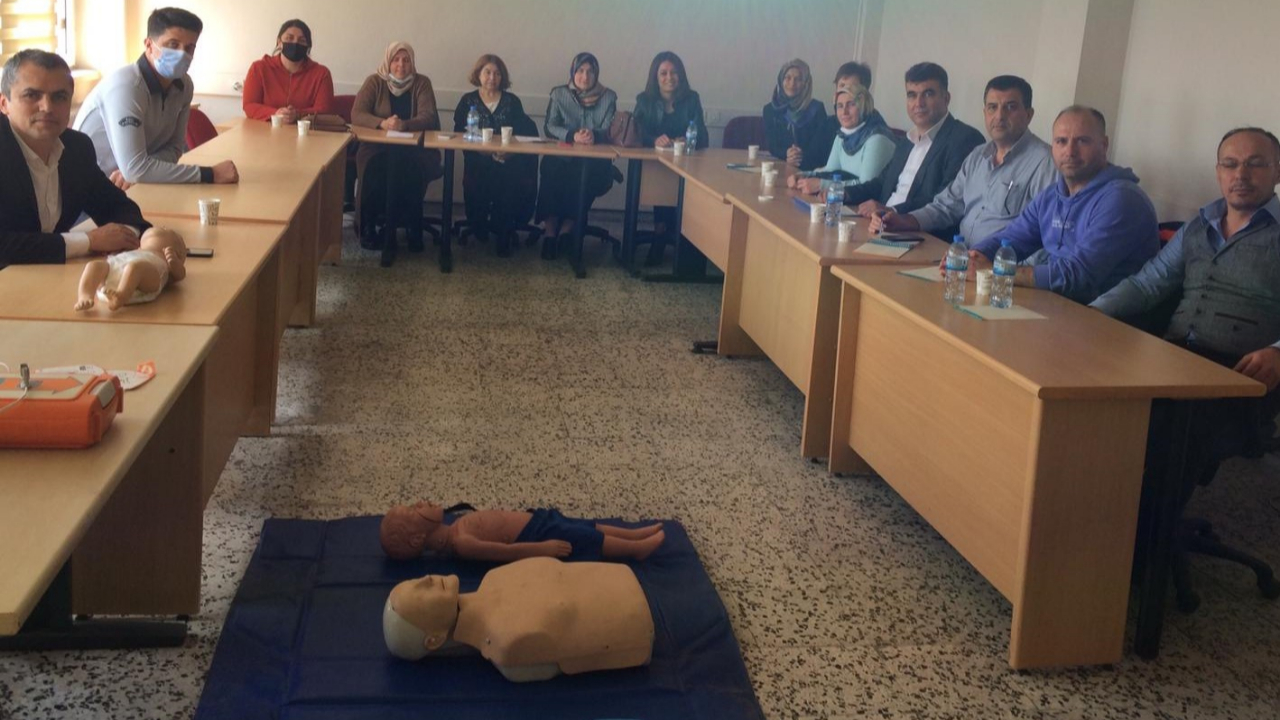 Kahramanmaraş İl Sağlık Müdürlüğü Tarafından Üniversitemiz Personeline İlkyardım Eğitimi Verildi