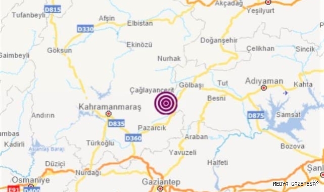 Kahramanmaraş’ta deprem