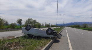 Kahramanmaraş’ta otomobil takla attı: 7 yaralı