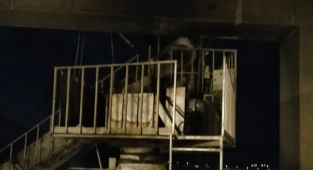 Katı atık fabrikasında yangın