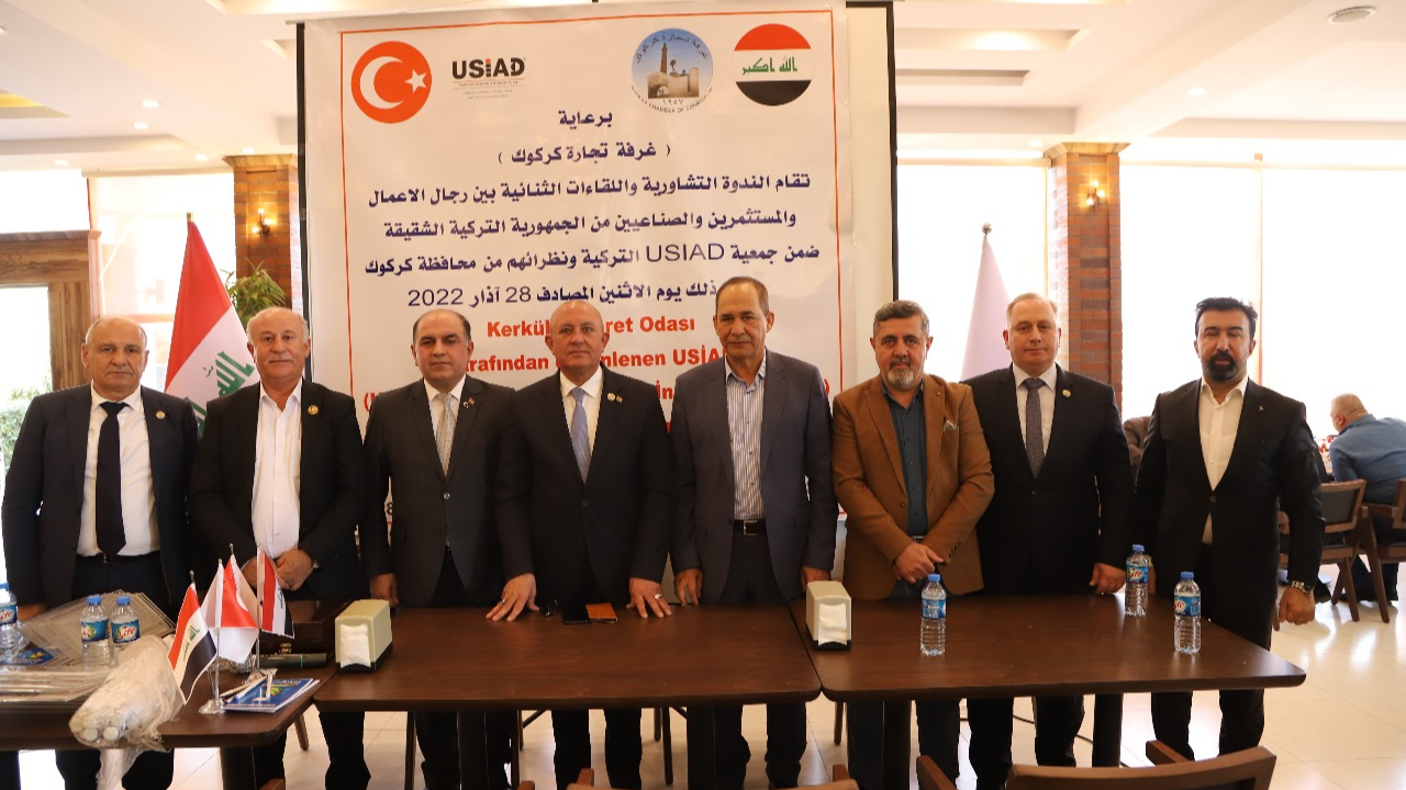 KERKÜK 'TE USİAD HEYETİNE COŞKULU KARŞILAMA