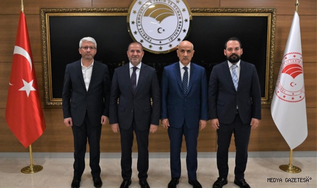 Kervancıoğlu Bakan Kirişci'yi ziyaret etti!