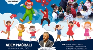 Namık Kemal Parkında Çocuklar İçin Şenlik Var
