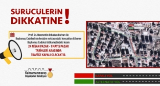 Sürücüler Alternatif Güzergâhlara Yönlendirildi!